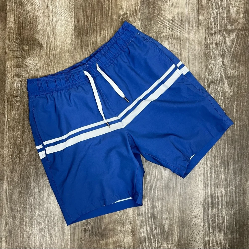 Trunks Surf & Co. Blue Compression Swim Trunks